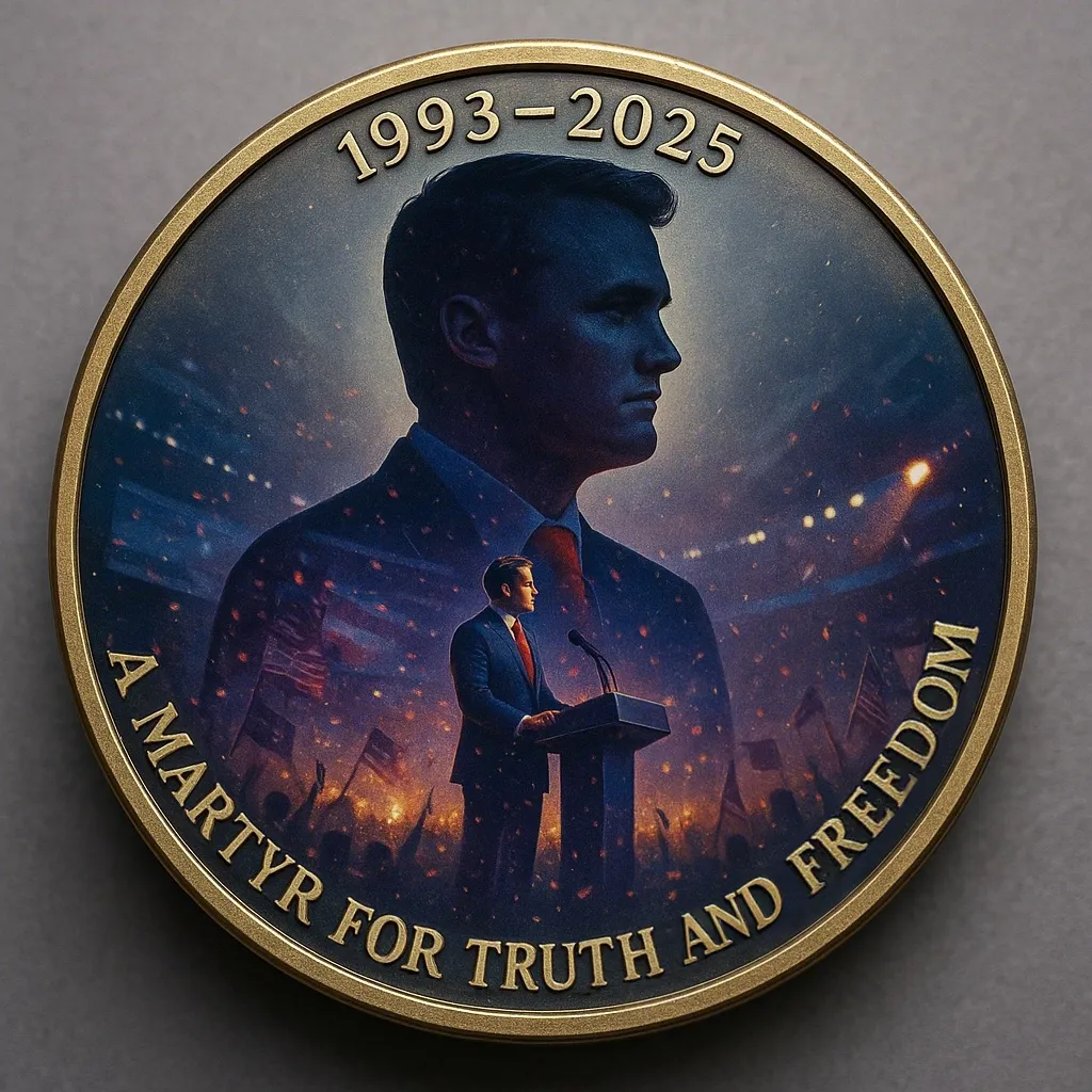 🙏60% OFF For Charlie's Fans - 🎗️🕊️Charlie Kirk's Speech Memorial Coin