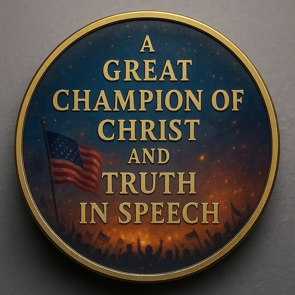 🙏60% OFF For Charlie's Fans - 🎗️🕊️Charlie Kirk's Speech Memorial Coin