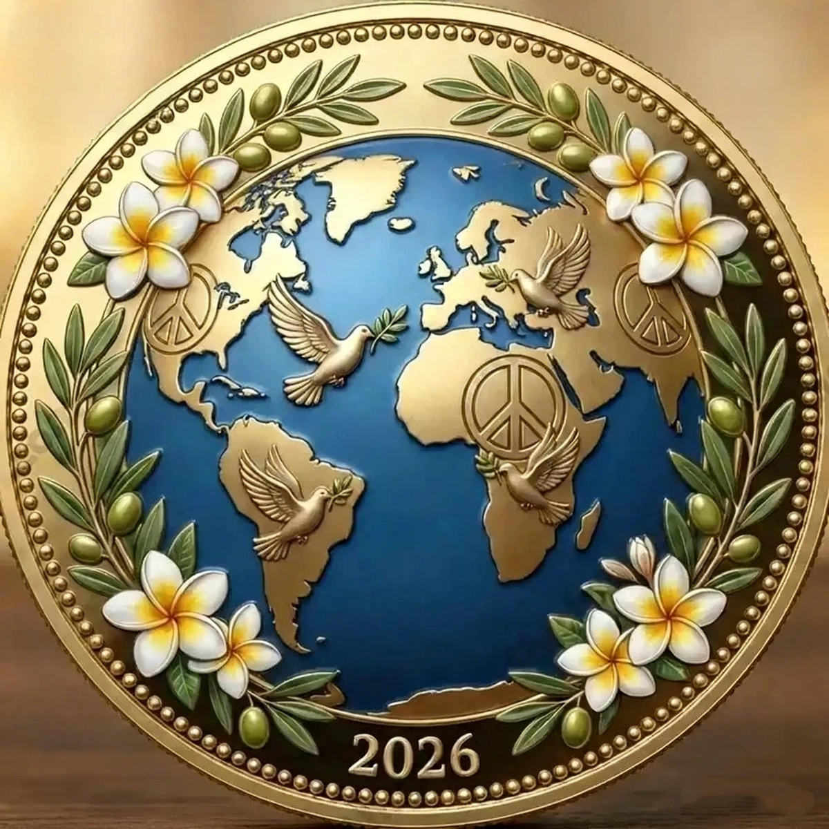 2026 Journey of Peace Mission Commemorative Coin ✨🕊️
