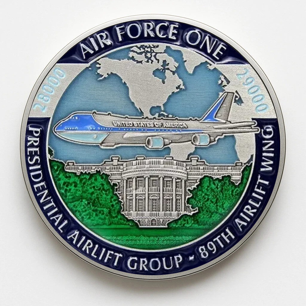  Air Force One Challenge Coin