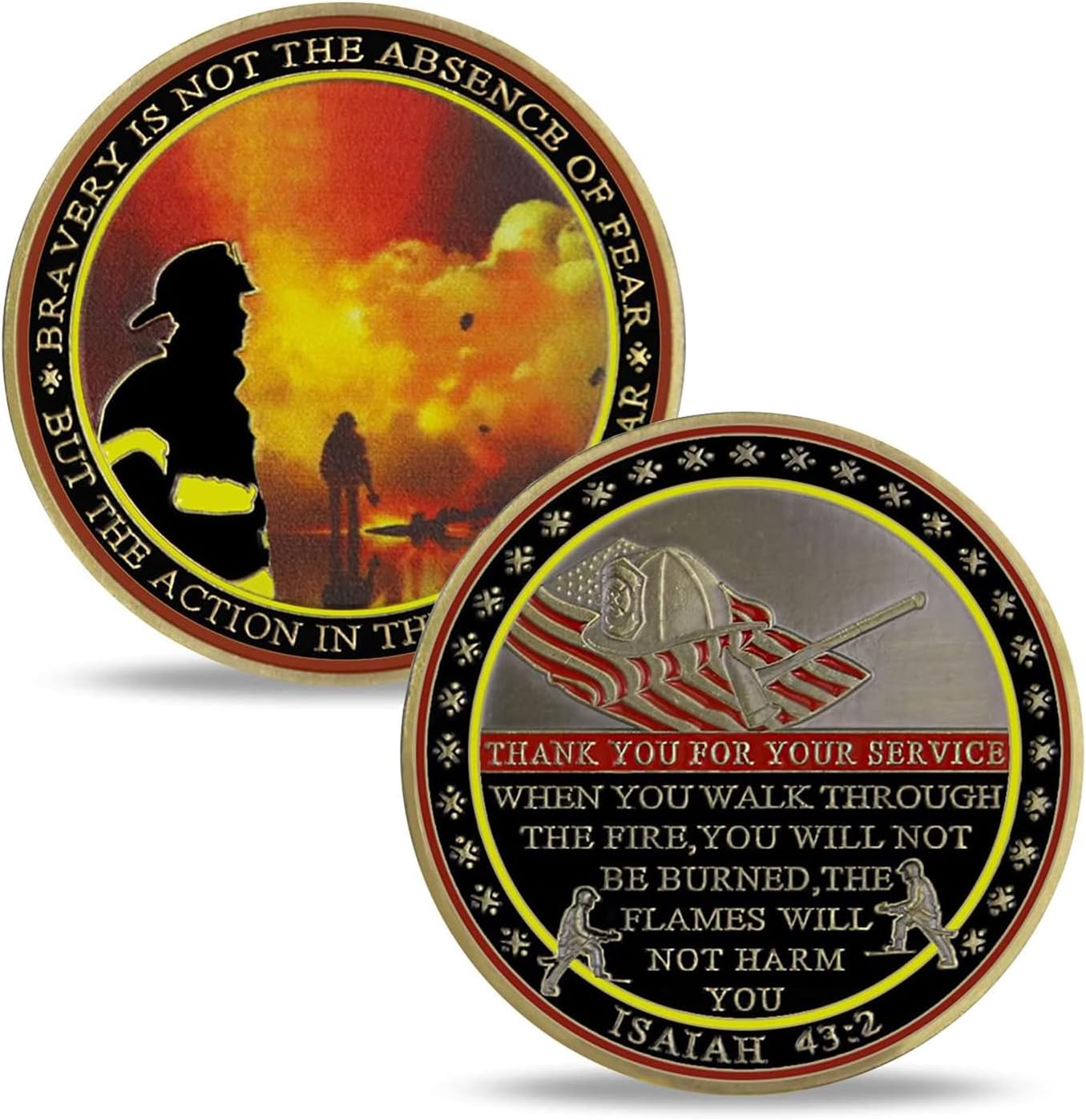Firefighters Challenge Coin