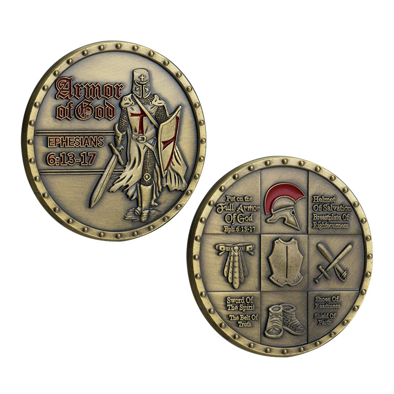 Put On The Whole Armor of God Challenge Coin Collection - Pray Always