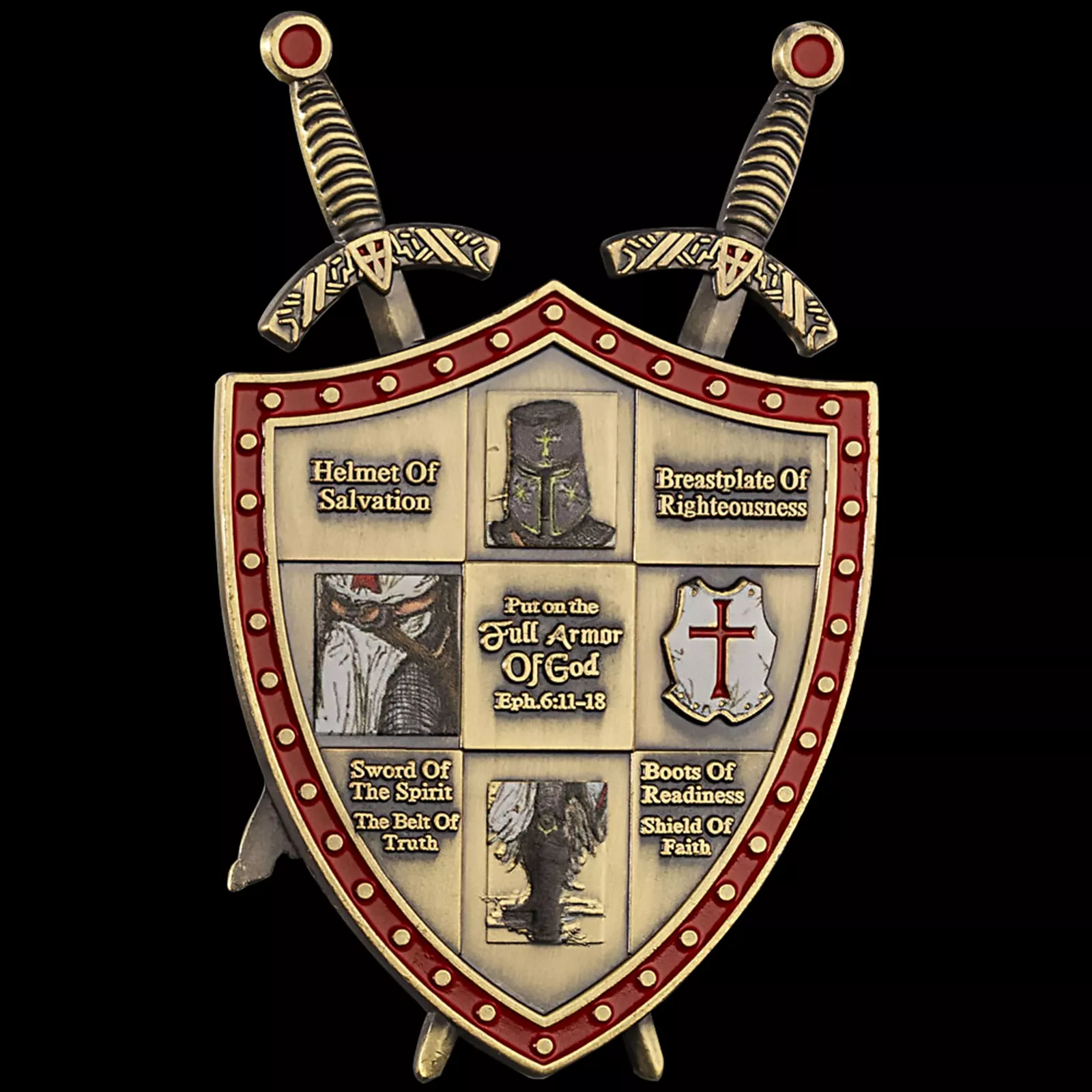 Christian Challenge Coin - Armor of God, Ephesians 6:13