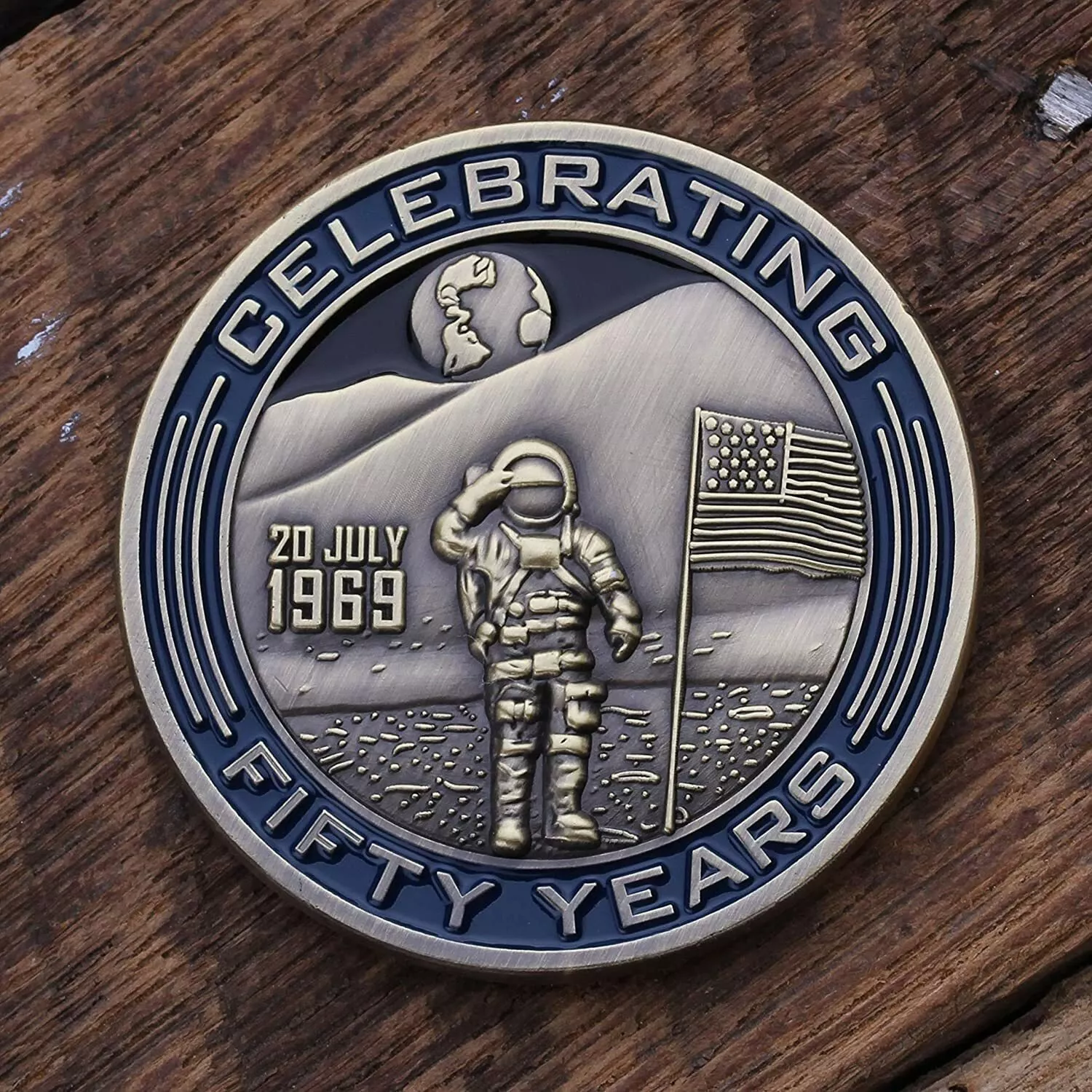 Apollo 11 50th Anniversary NASA Challenge Coin