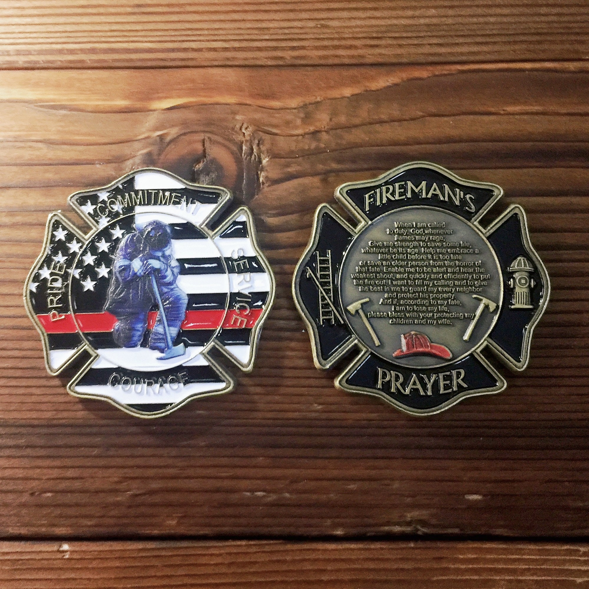 Firefighter Challenge Coin🚒🔥