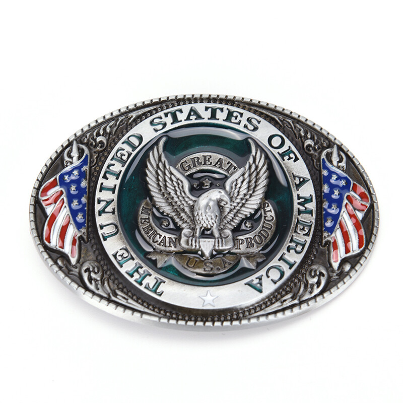 Patriotic Eagle Belt Buckle