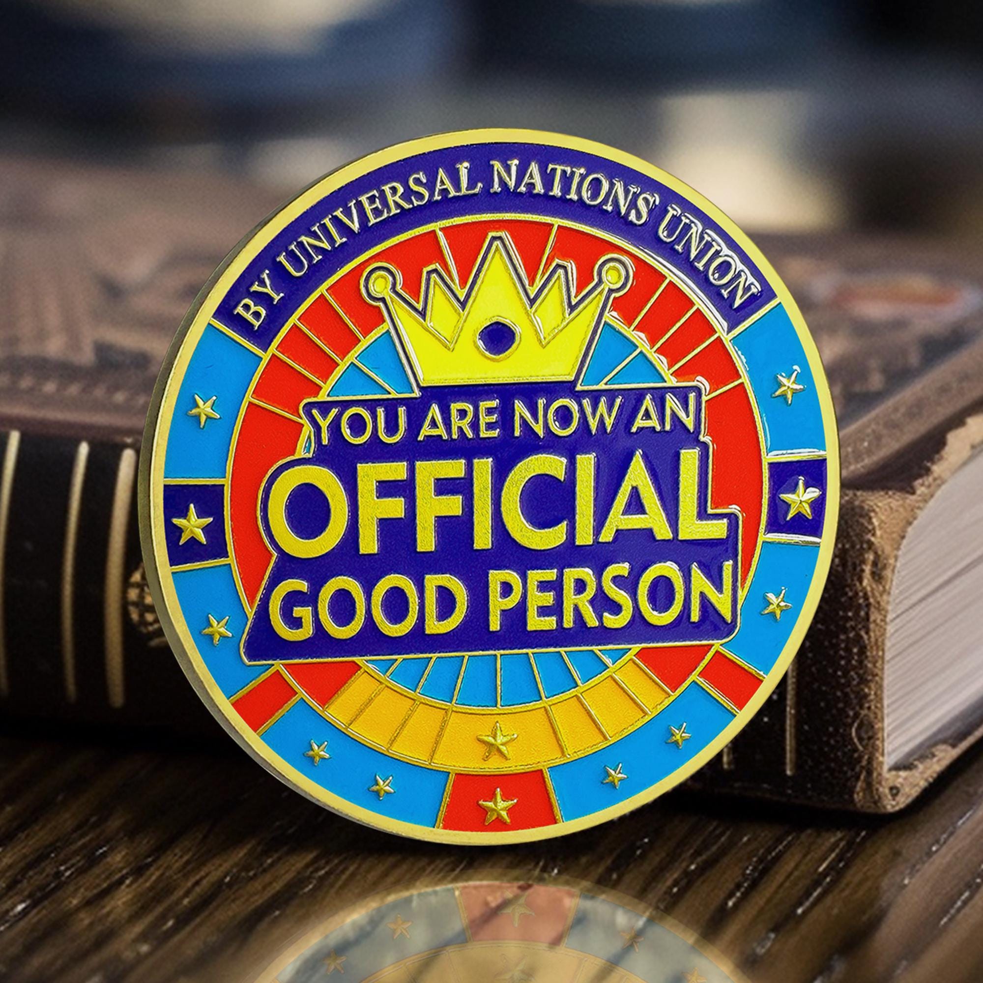 Official Good Person Challenge Coin
