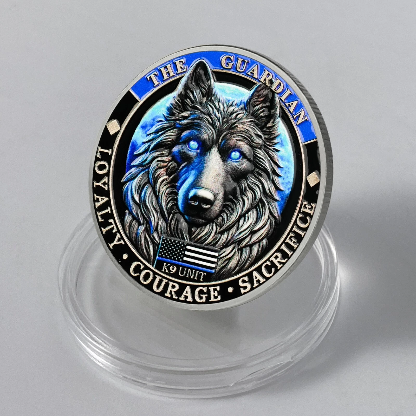 🐾 Police K9 Guardian Challenge Coin