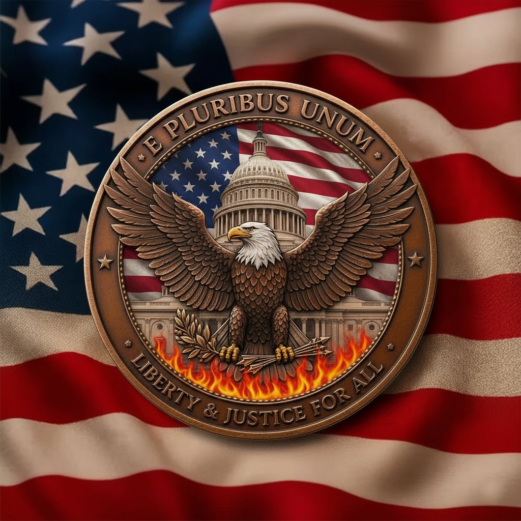 A True Patriot Memorial Coin--Charlie Kirk 