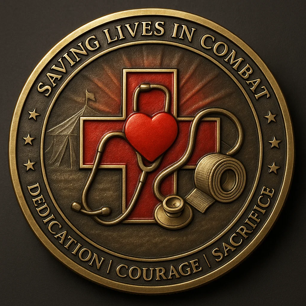 Battlefield Medic Commemorative Coin-Honor Those Who Heal in Hell 🎖️🚑