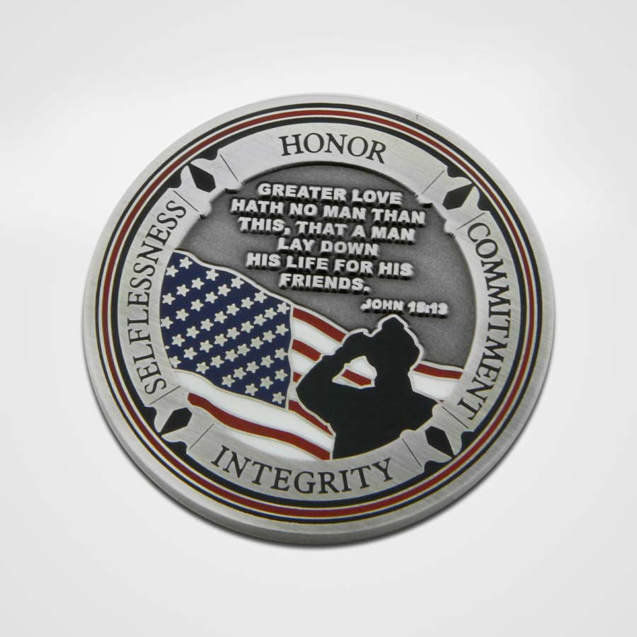 🧯 Fallen Firefighter Memorial Challenge Coin