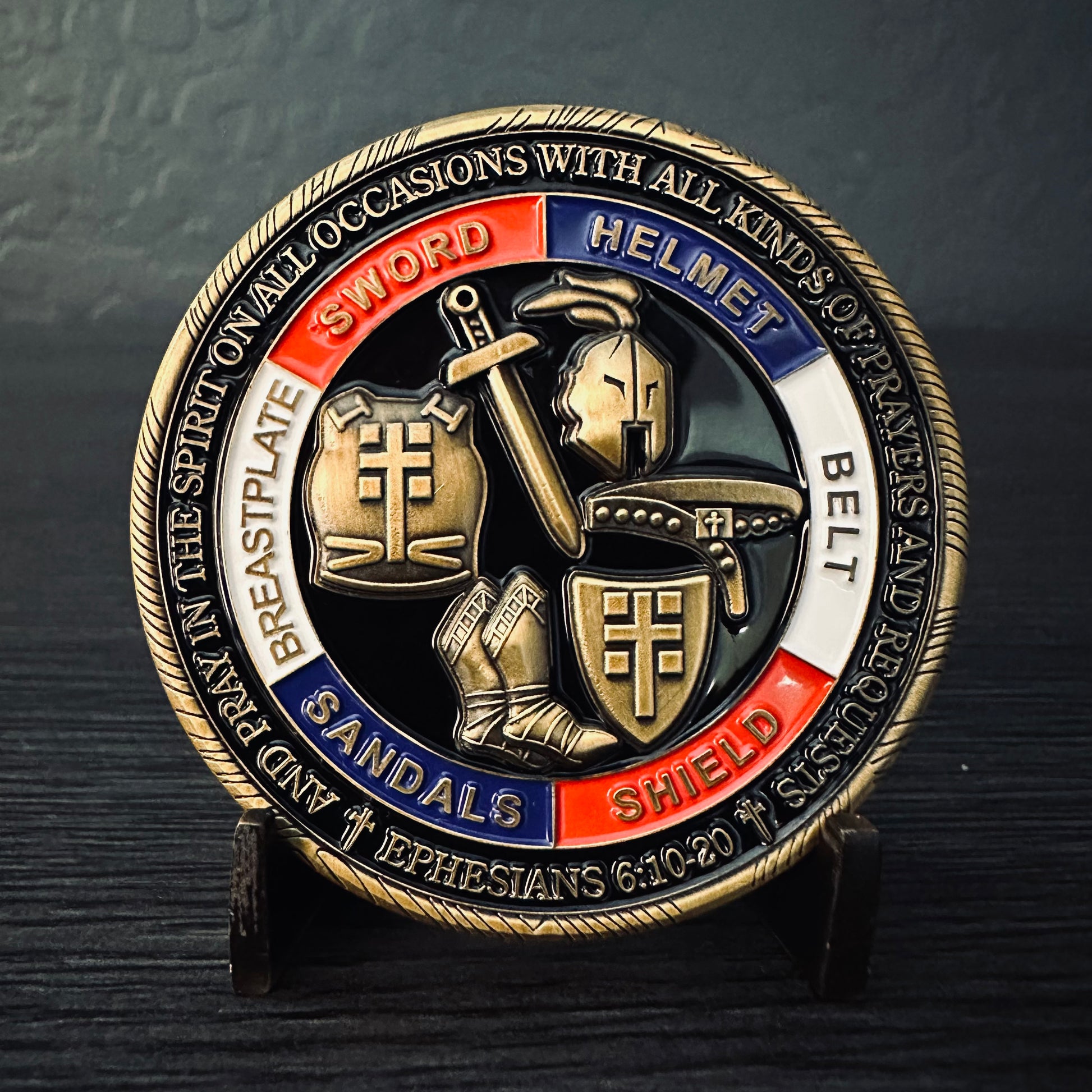 Armor Of God Knights Templar Challenge Coin