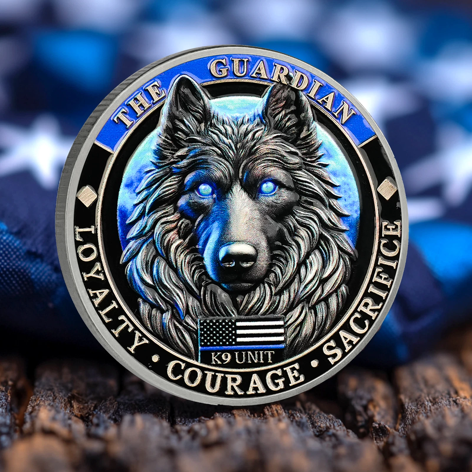 🐾 Police K9 Guardian Challenge Coin