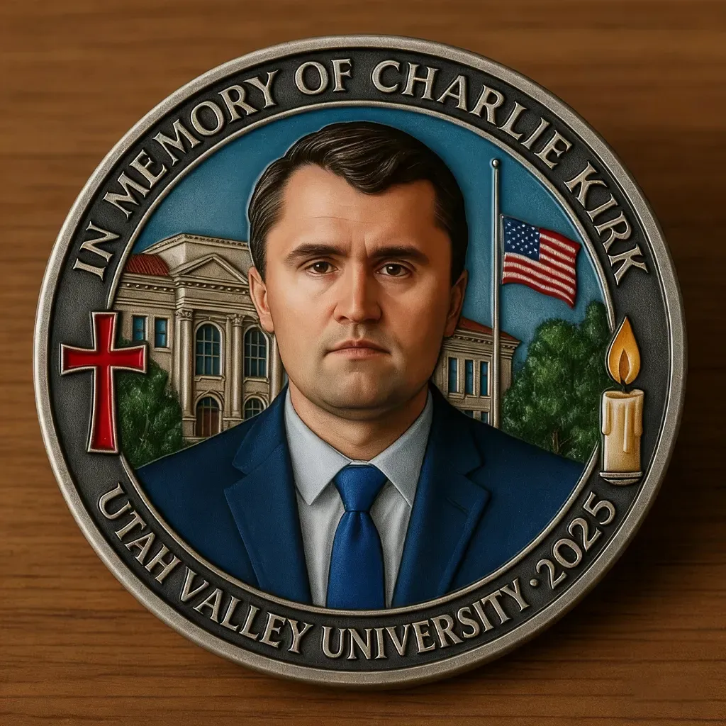 🕯️A True Patriot commemorative coin - Charlie Kirk Memorial Coin