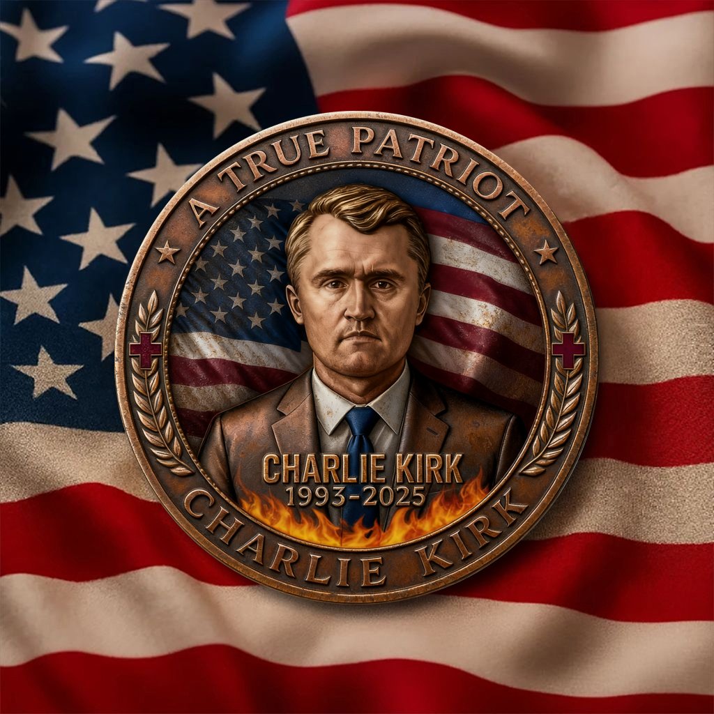 A True Patriot Memorial Coin--Charlie Kirk 