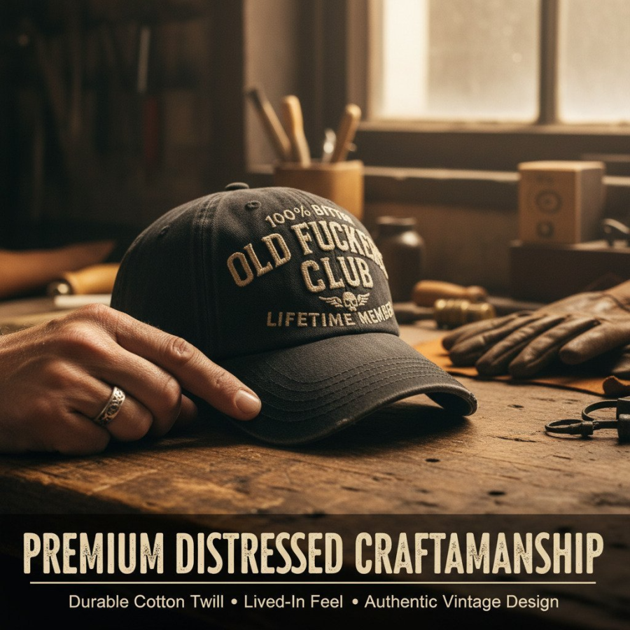 🎄Early Christmas 49% OFF❤️Old Fuckers Club-Vintage Baseball Cap🎁
