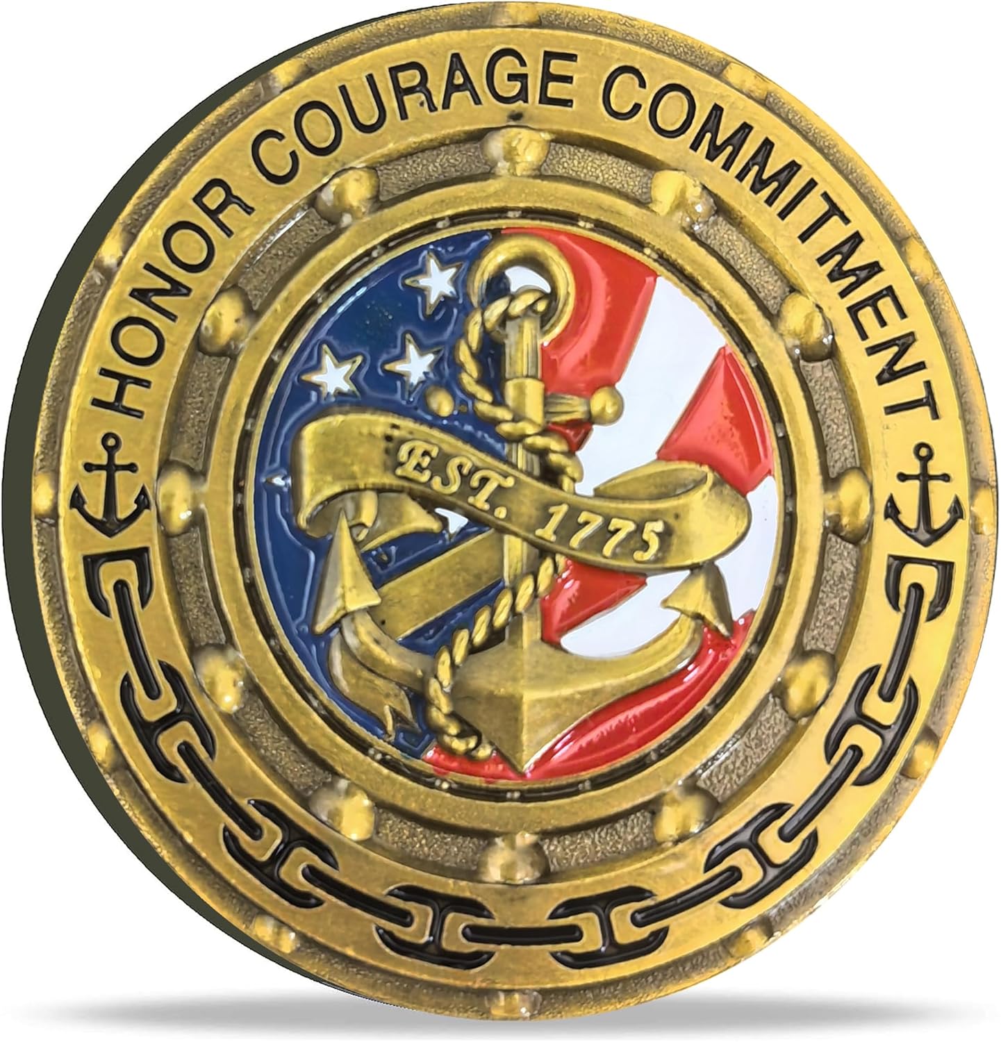 Strugglejewelry United States Sailor's Creed Challenge Coin