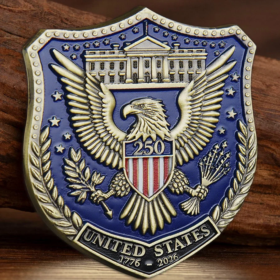 United States 250th Anniversary Challenge Shield Coin