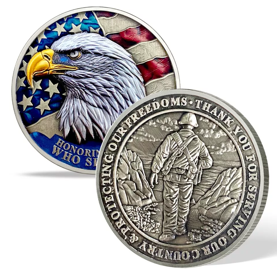 Veterans Challenge Coin - Honoring All Who Served