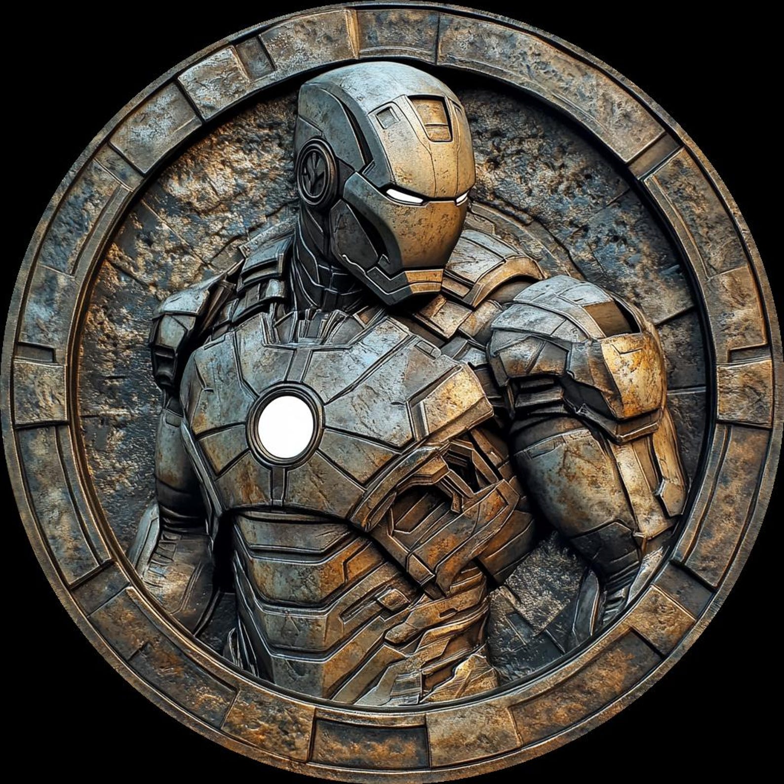 3D Engraving Challenge Coin