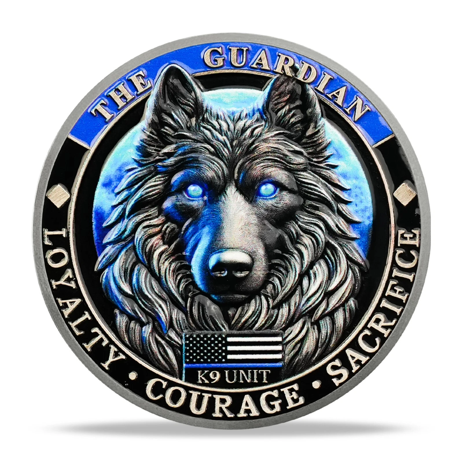 🐾 Police K9 Guardian Challenge Coin