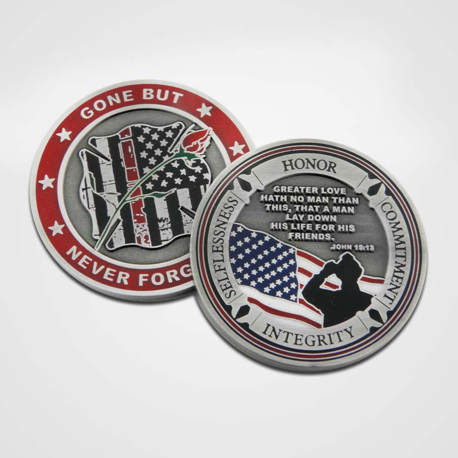 🧯 Fallen Firefighter Memorial Challenge Coin