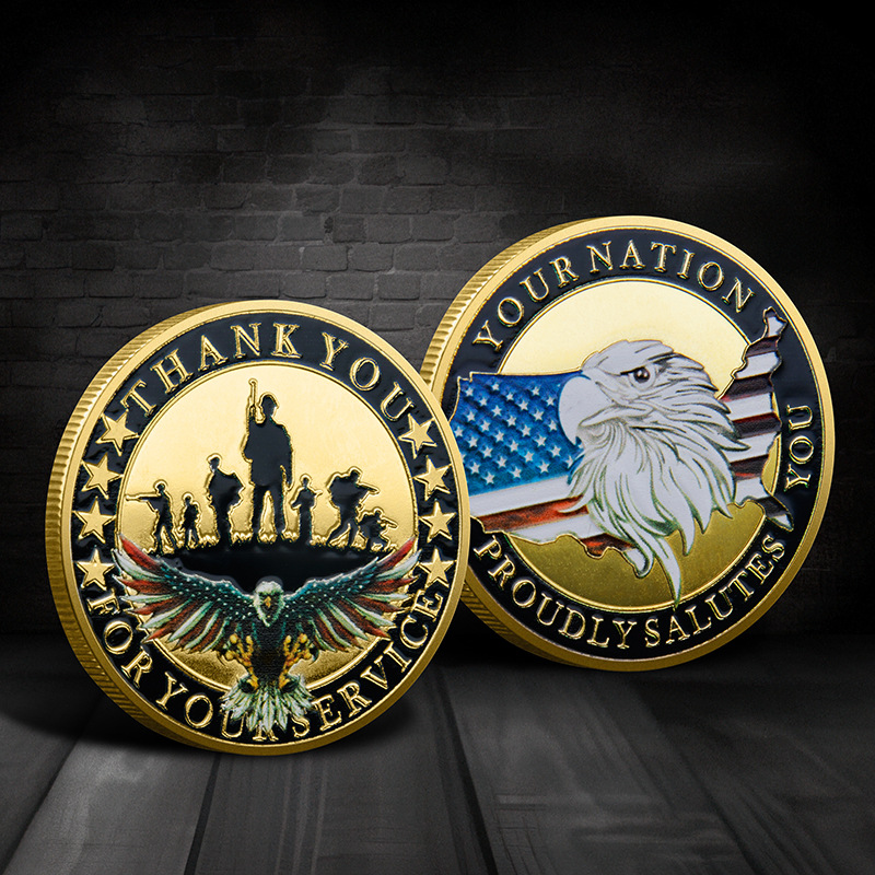 Thank You For Your Service Challenge Coin
