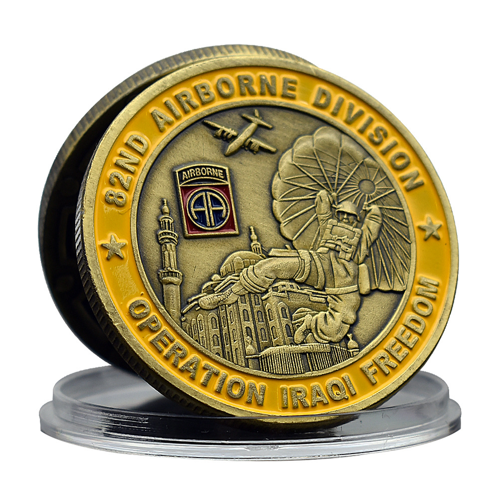 US Operation Iraqi Freedom Challenge Coin – 82ND Airborne Division