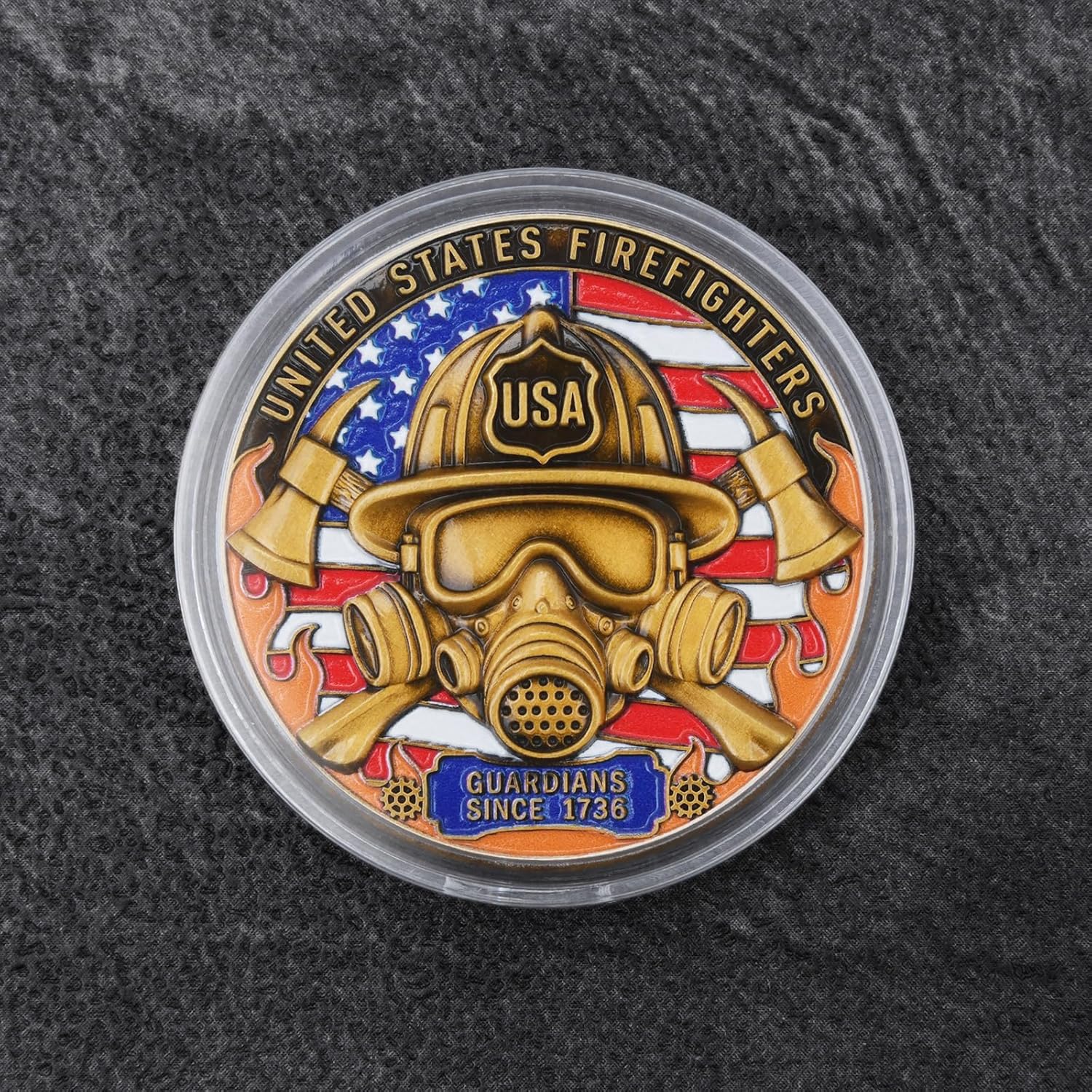 Firefighter Heroism Challenge Coin