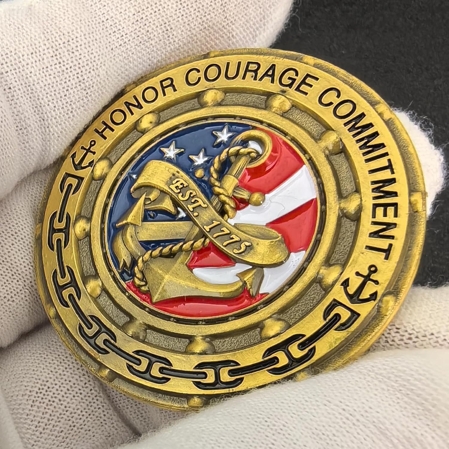 Strugglejewelry United States Sailor's Creed Challenge Coin