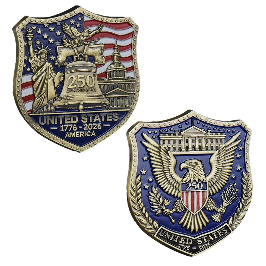 United States 250th Anniversary Challenge Shield Coin
