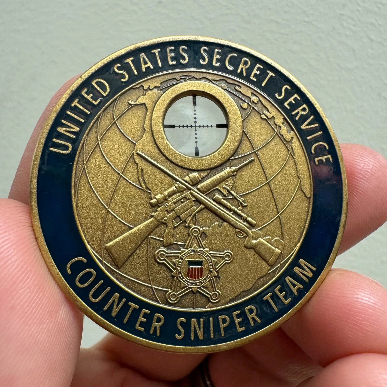 US Secret Service Presidential Protection Counter Sniper Team Challenge Coin