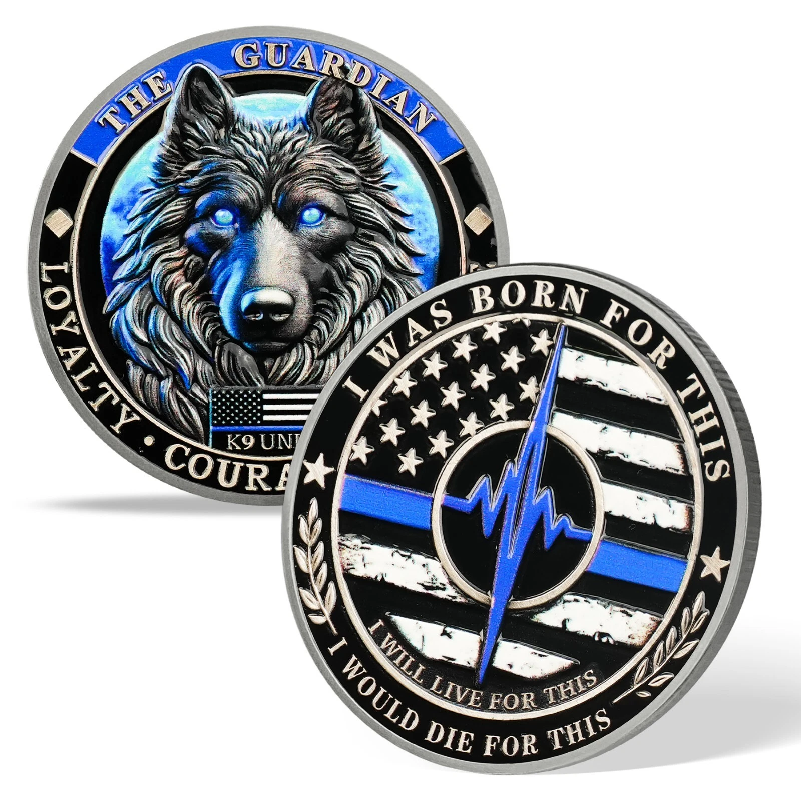🐾 Police K9 Guardian Challenge Coin
