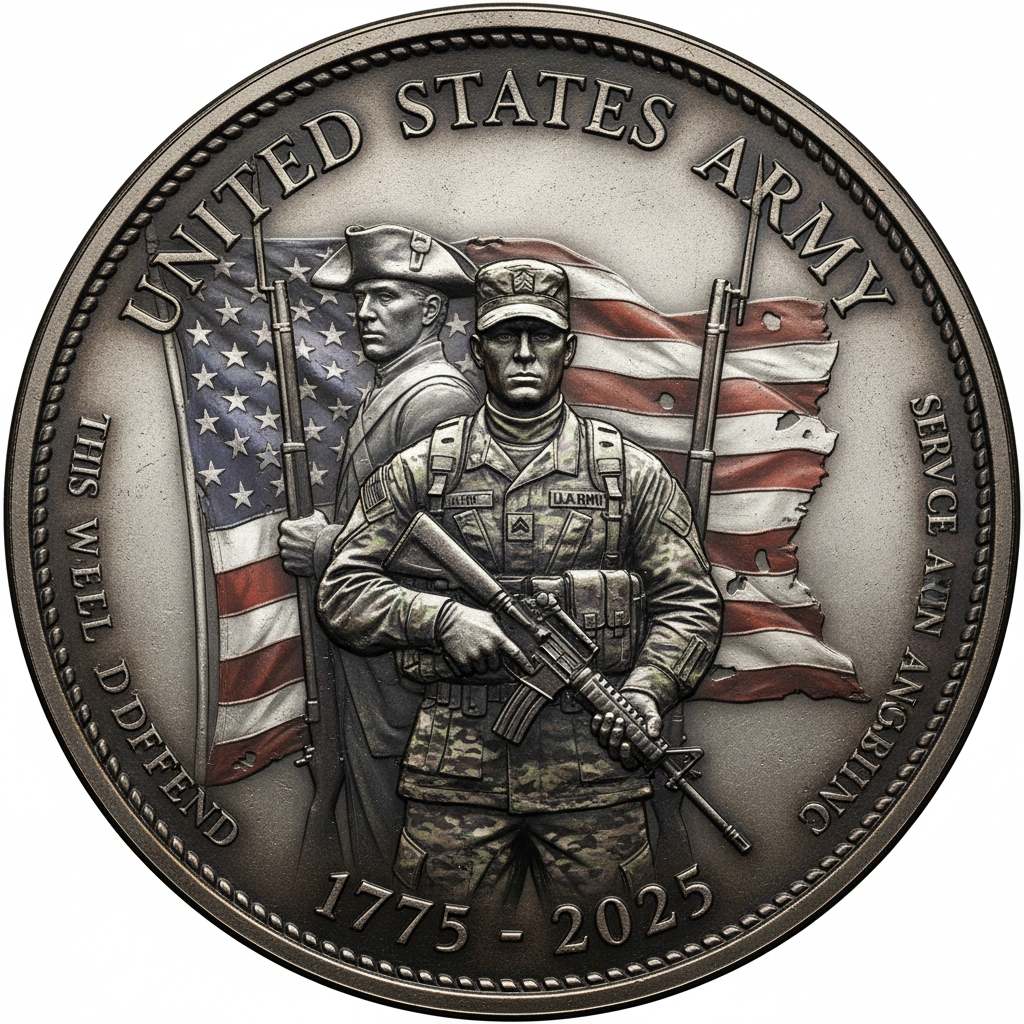 🏆Honoring 250 Years of Valor: The U.S. Army 250th Anniversary Commemorative Coin