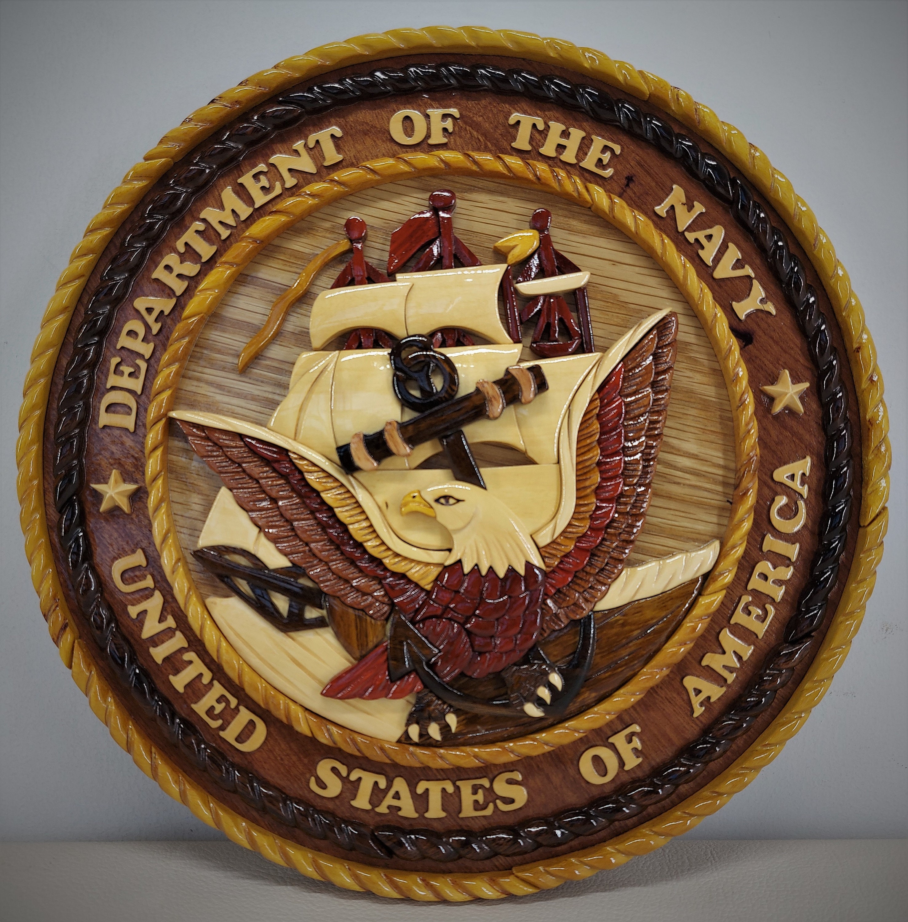 US Navy Wall Plaque