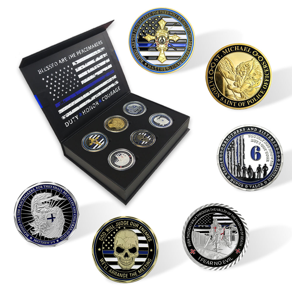 LEO Challenge Coin Gift Pack 6 Coins