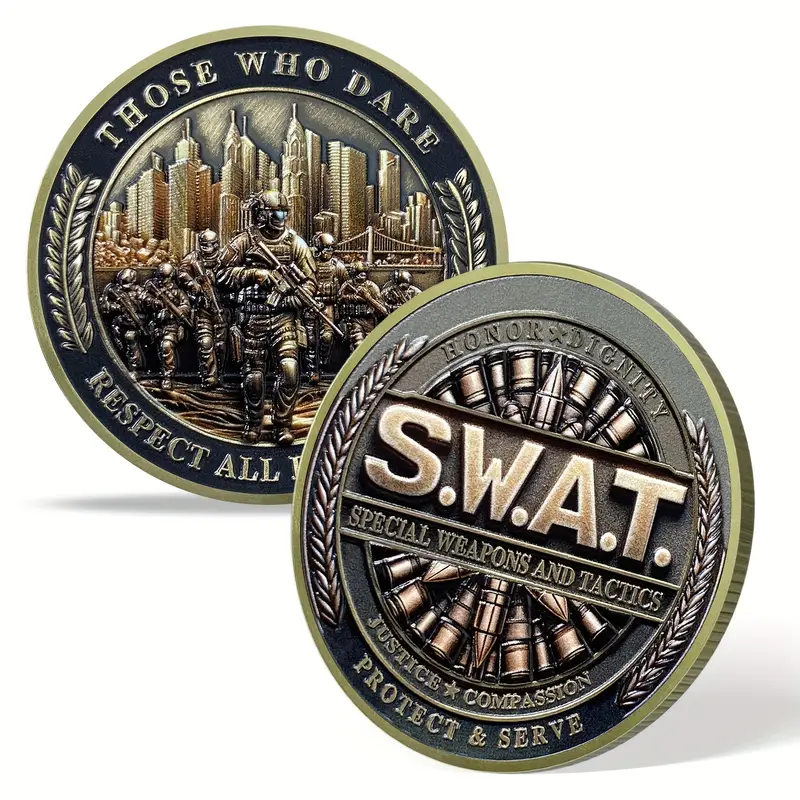  S.W.A.T. Commemorative Challenge Coin 