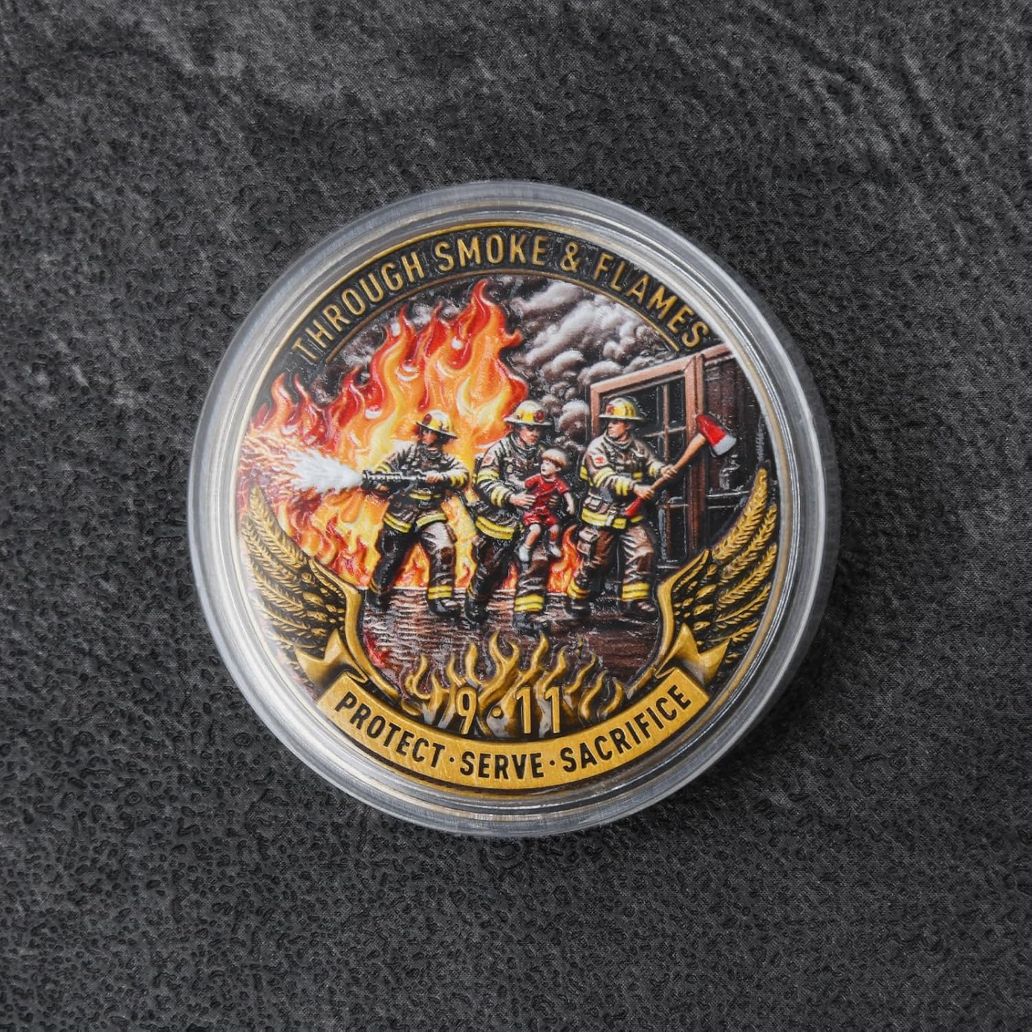 Firefighter Heroism Challenge Coin