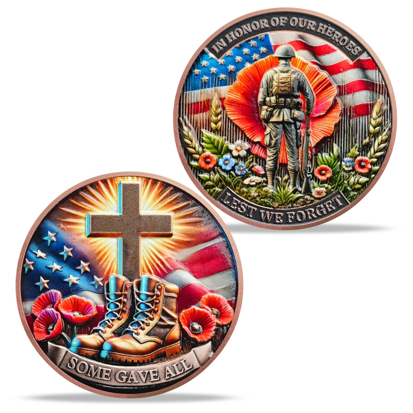 Military Challenge Coin| In Honor Of Our Heroes