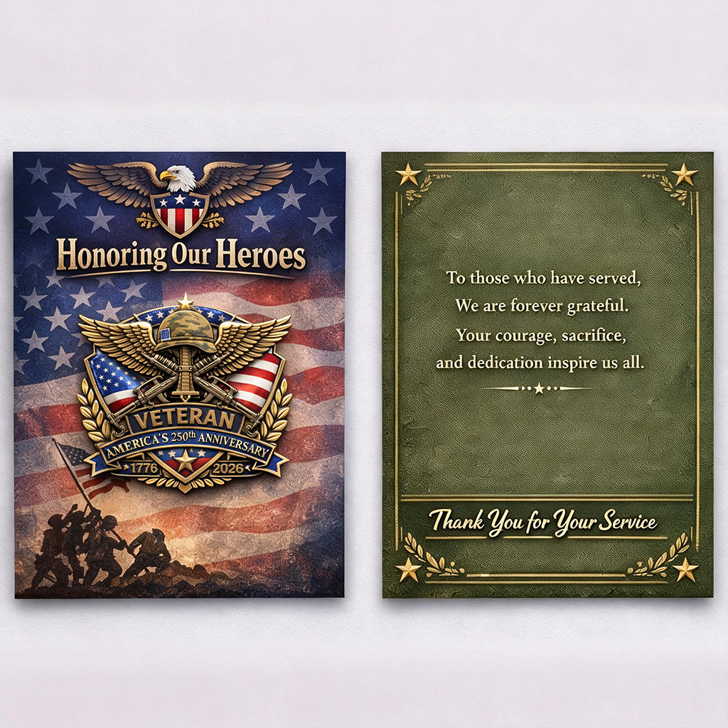 Honoring Our Heroes – Veteran Emblem Enamel Pin with U.S. Flag & Patriotic Design