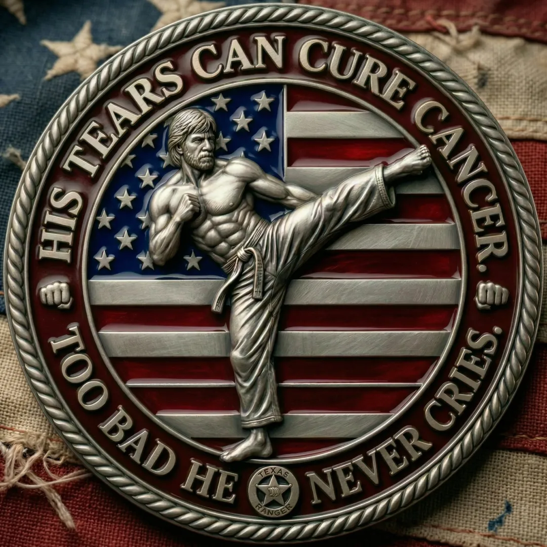 ⚡️Last Day 49% OFF - Chuck Norris Power Icon Commemorative Coin 💪