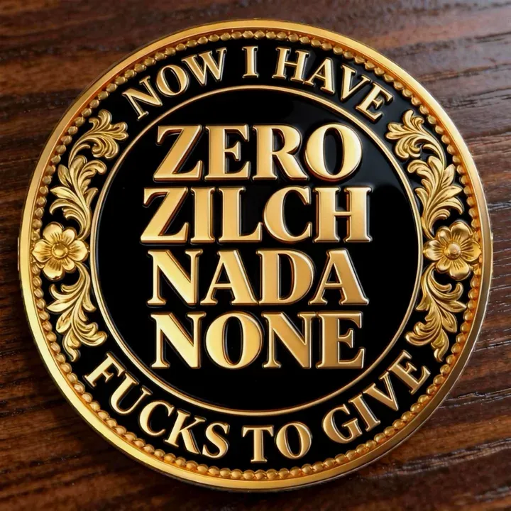 The F-CAW-F Coin — For Those Who Laugh at Life and Give Zero F*cks!