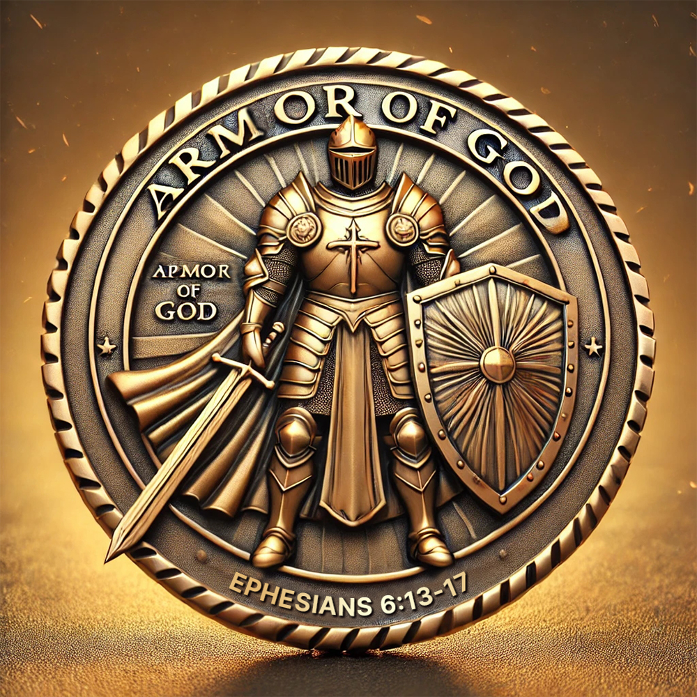 Armor Of God Knights Templar Challenge Coin