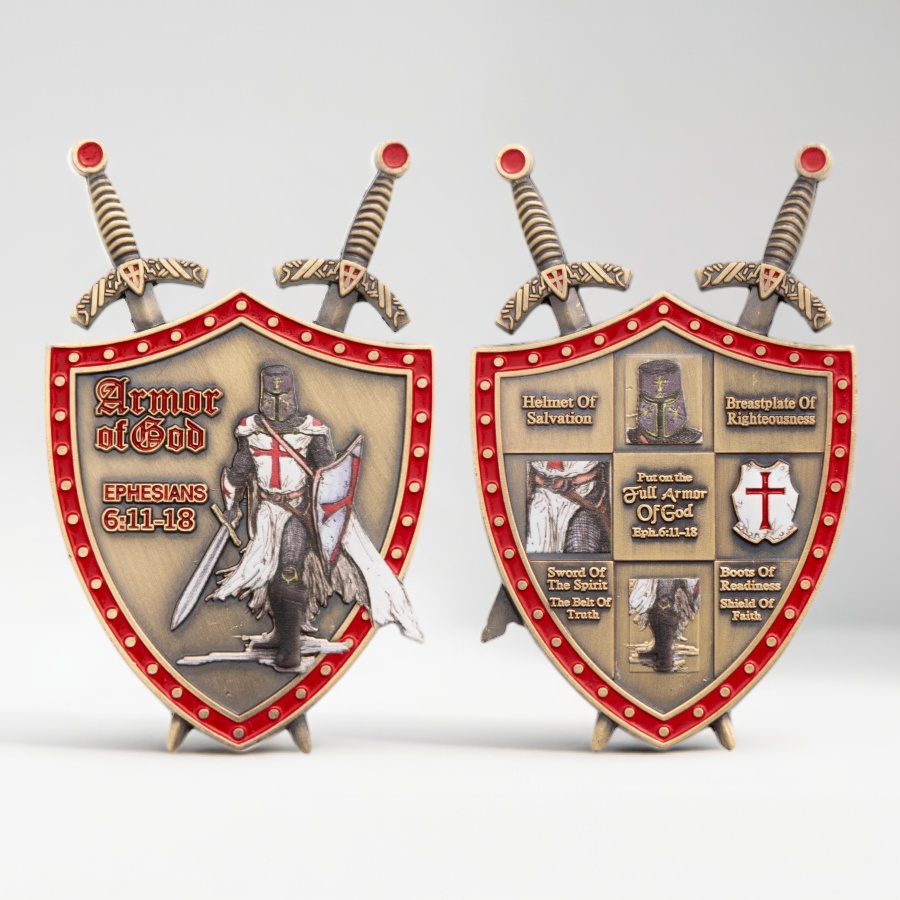 Armor of God Challenge Coin