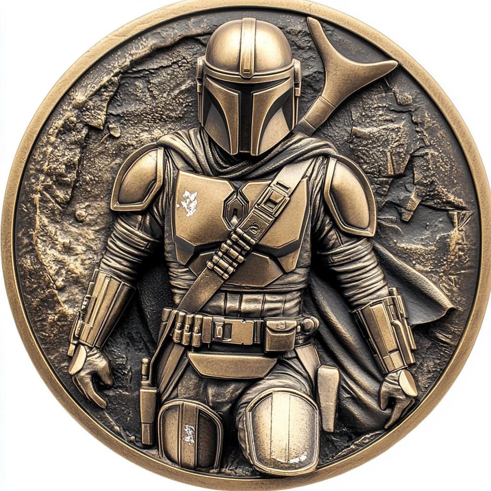 Merc Life Gold 3D Challenge Coin 