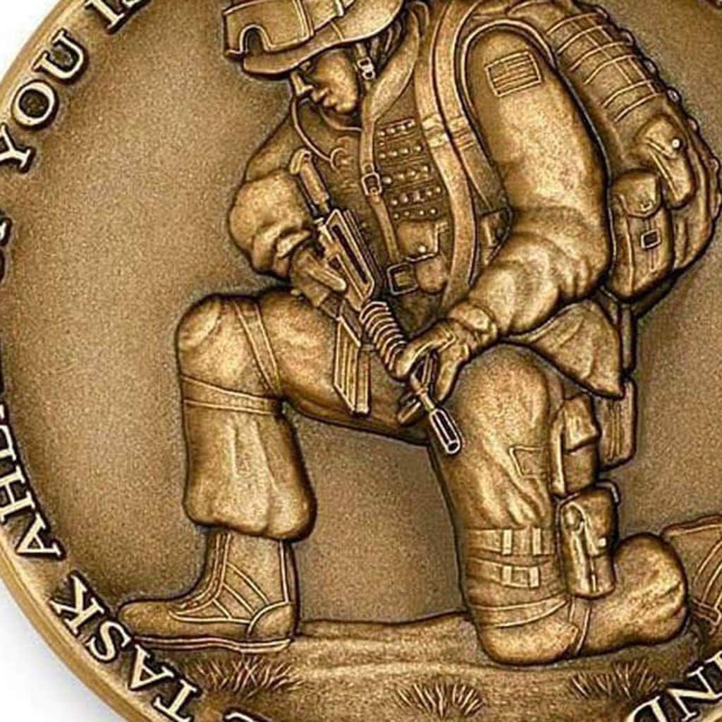 The Task Ahead Challenge Coin