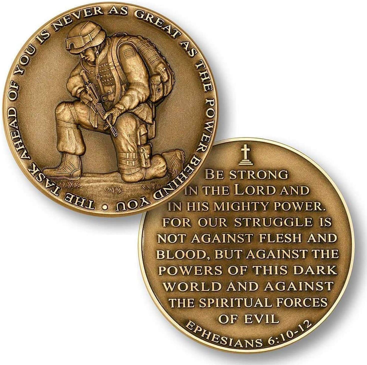 The Task Ahead Challenge Coin