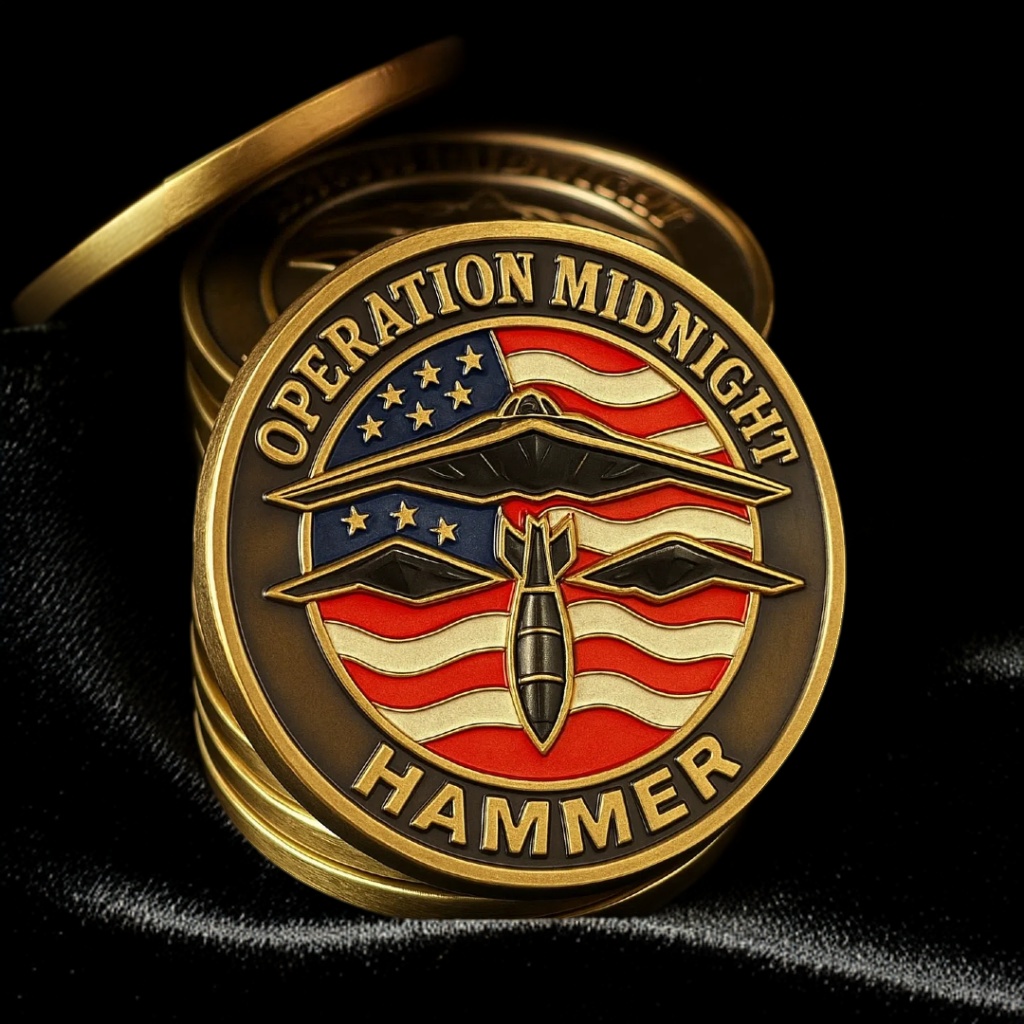 Operation Midnight Hammer Challenge Coin
