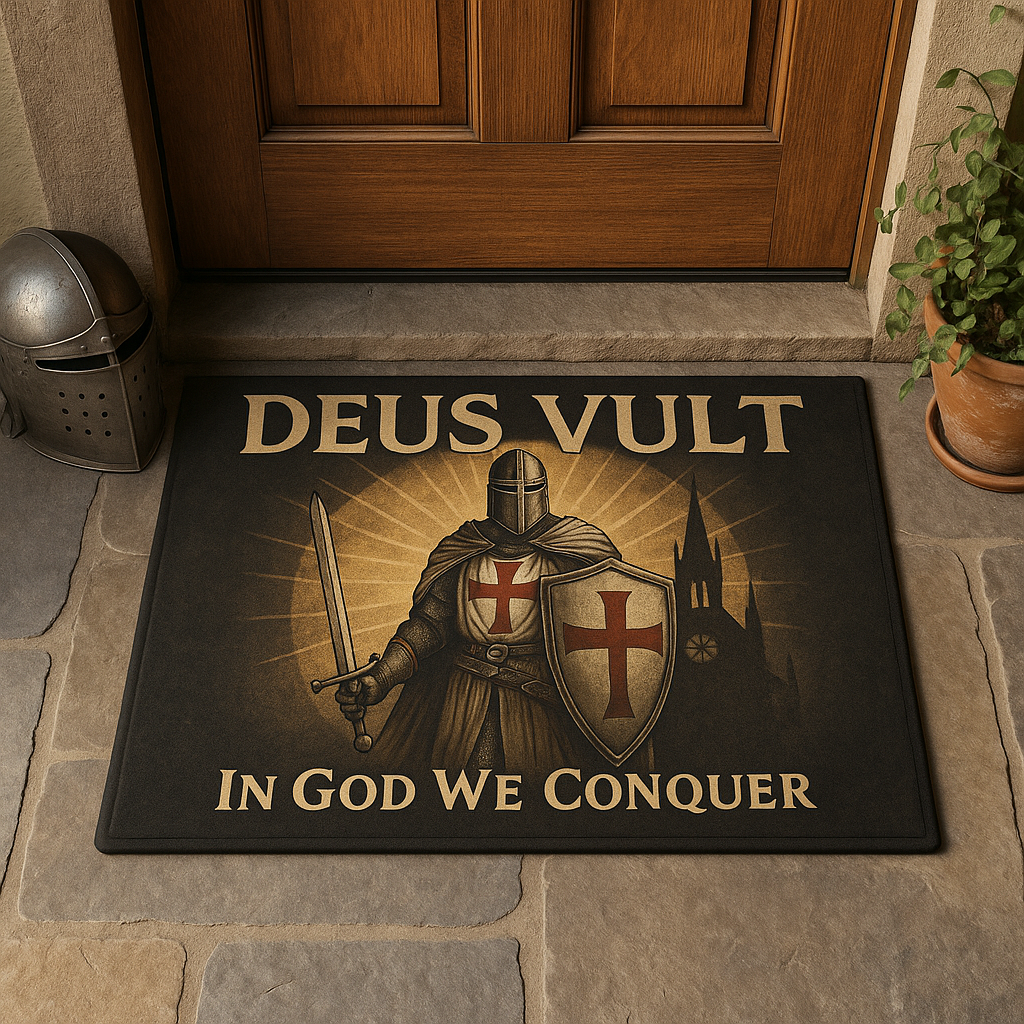 🛡️ Templar Knight Doormat 