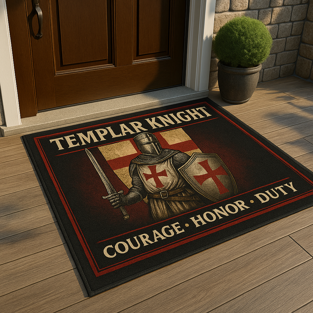 🛡️ Templar Knight Doormat 